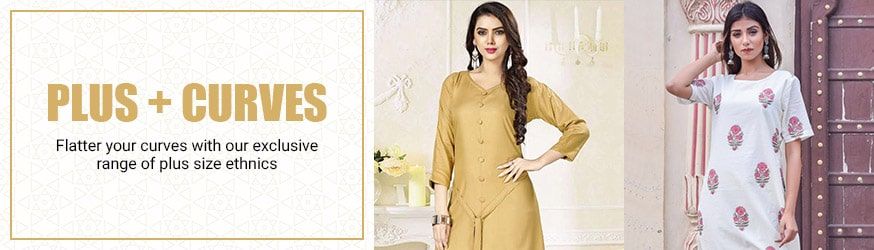 Size Indian Dresses - Buy Plus Size Indian Dresses Online