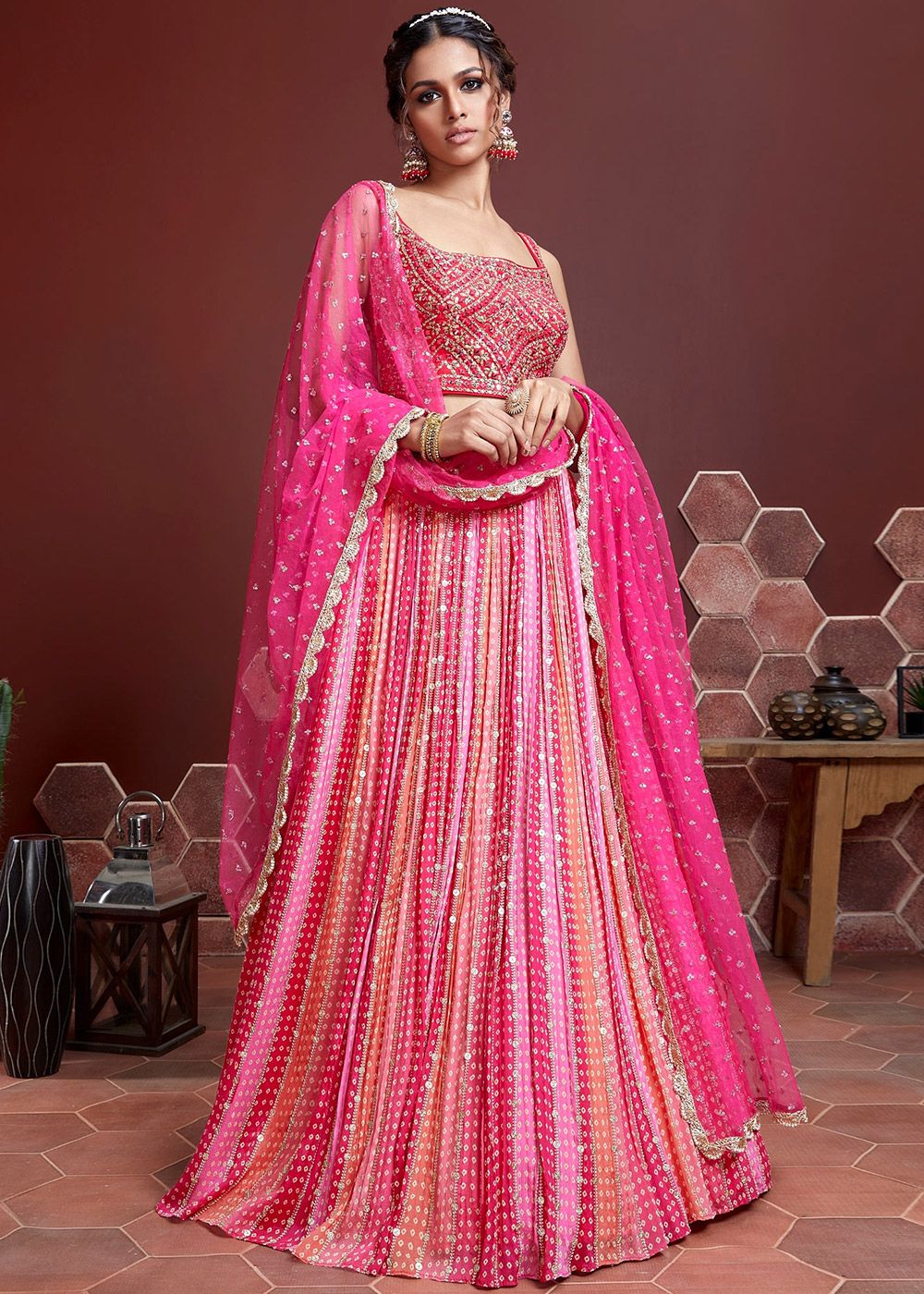 Amazon.com: Women's Net Embroidery Lehenga Choli Indian Semi Stitched Lehenga  Choli Pakistani Party Ghagraa Women (Choice 1, 2 US XX-Small (Chest-34  waist-30)) : Clothing, Shoes & Jewelry