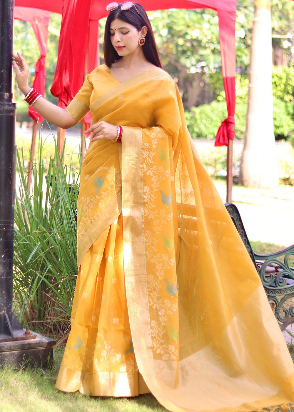 Siddhi Cotton Saree Petticoat/Inskirt Stitched 8 Part – Cotton