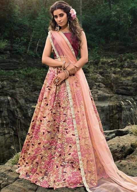 Buy Online Bridal Lehenga Choli In India -lovelyweddingmall.com