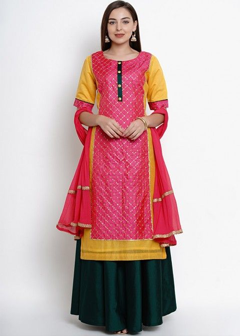 Amazon.com: Indian Party white chinon chiffon Gota patti & Thread sequin  Punjabi Muslim Skirt Lehenga Long Blouse Kurti Ghagra 2515 (2xl) (s) :  Clothing, Shoes & Jewelry