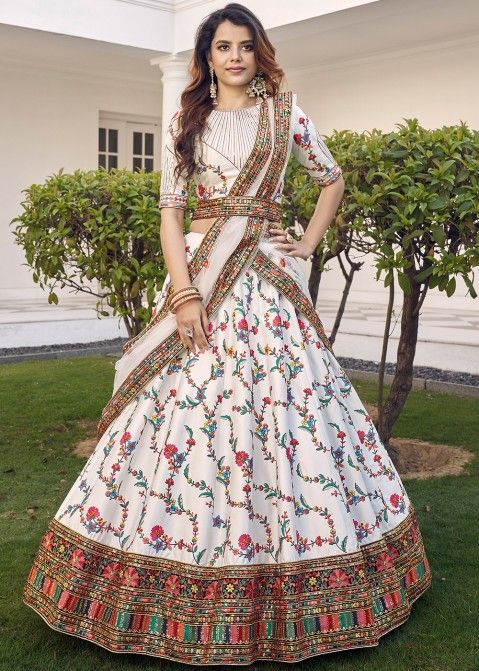 Buy Broad Border Sangeet Brocade Punjabi Wedding Clothing Online for Women  in USA