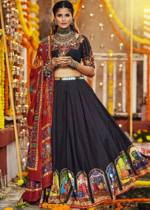 Trendmalls Women's Maroon Velvet Embroidery Work Wedding, Party Wear  Semi-stitched Latest Lehenga Choli With Dupatta - Trendmalls - 4173795