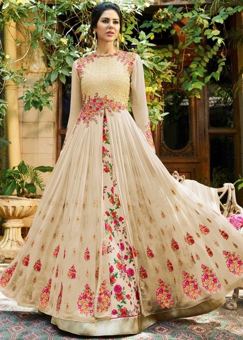 Albela Silk As Shown Stunning Party Wear Lehenga Cum Anarkali Suit at Rs  6690 in Surat