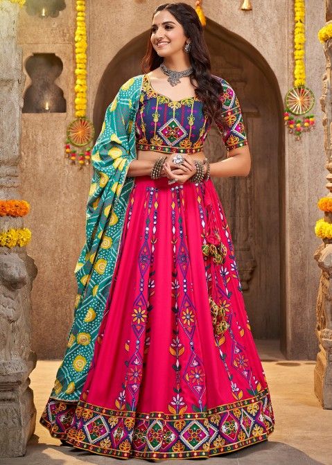 Cotton Party Wear NEW NAVRATRI LEHENGA CHOLI COLLECTION at Rs 2350 in Surat