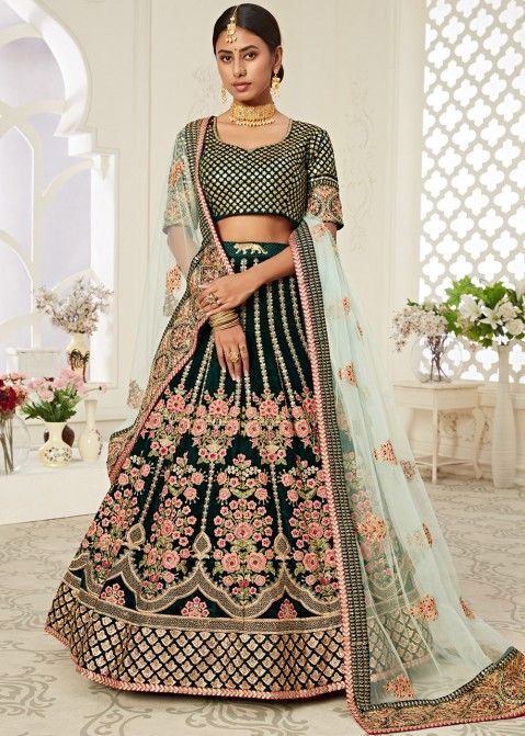 Purchase this Lehenga With Gota Embroidery & Dupatta for the upcoming  festival