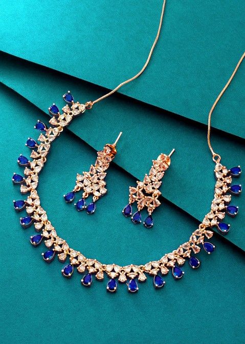 Misa Jewelry - Sapphire Jewelry - Tide Pool Blue Necklace