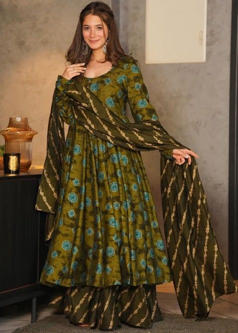 Buy Beautiful Designer Anarkali Sharara Plazzo Dress Heavy Embroidery Work  Pakistani Indian Wedding Reception Party Wear Salwar Kameez Pant Suit  Online in India - Etsy