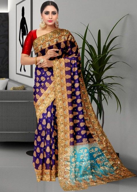 Buy Wedding Wear Light Purple Kanjivaram Silk Saree Online From Surat  Wholesale Shop.