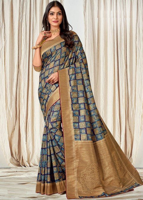 designer tussar silk sarees bangalore -122118180 | Heenastyle