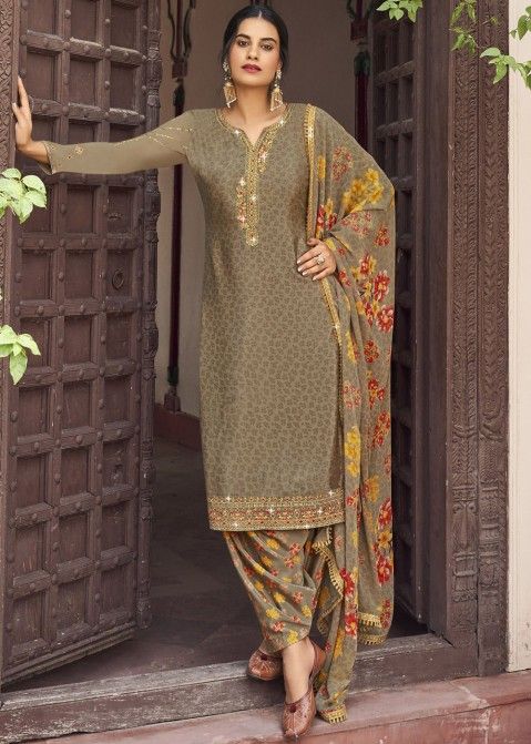 Printed Patiala Suit at Rs 760/piece | Ahmedabad | ID: 14462744962