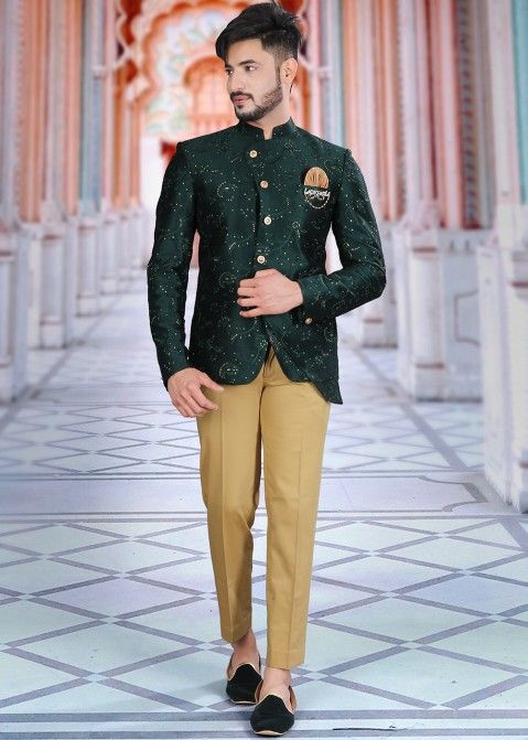 Wedding Blue Mens Jodhpuri Suit, Size: M-XL at Rs 8000 in Ghaziabad | ID:  22039141888