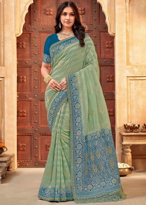 Designer Triple Shaded Pastel Silk Saree. Designer Silk Saree for Women.  Indian Silk Party Wear Indian Ethnic Traditional Sari - Etsy