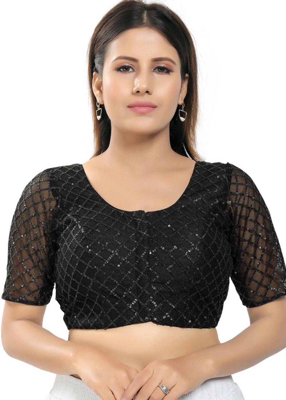 Net Saree Blouse Designs Front And Back Neck Designs New Model Net Blouse  Designs Beautiful Trends | Net Saree Blouse Designs Front And Back Neck  Designs New Model Net Blouse Designs Beautiful