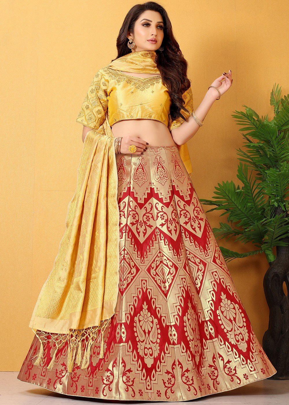 Shop Floral Lehengas: Estimated Time to Ship Within 7 Day