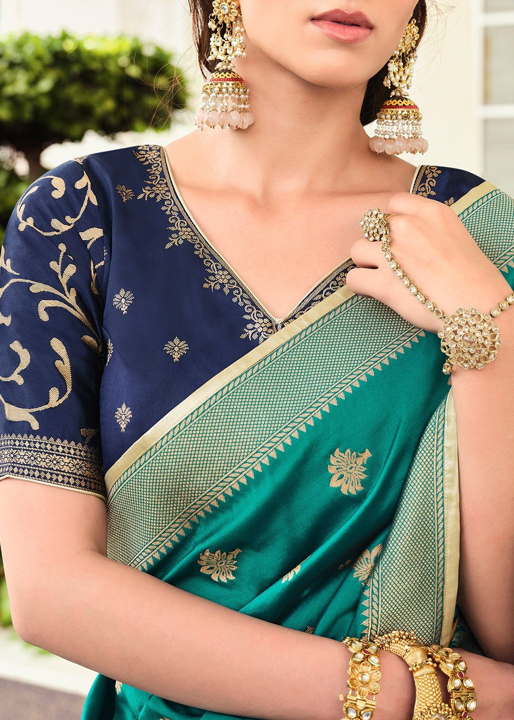 Designer Banarasi SIlk Fabric Lehenga Choli With Weaving Banarasi SIlk  Dupatta