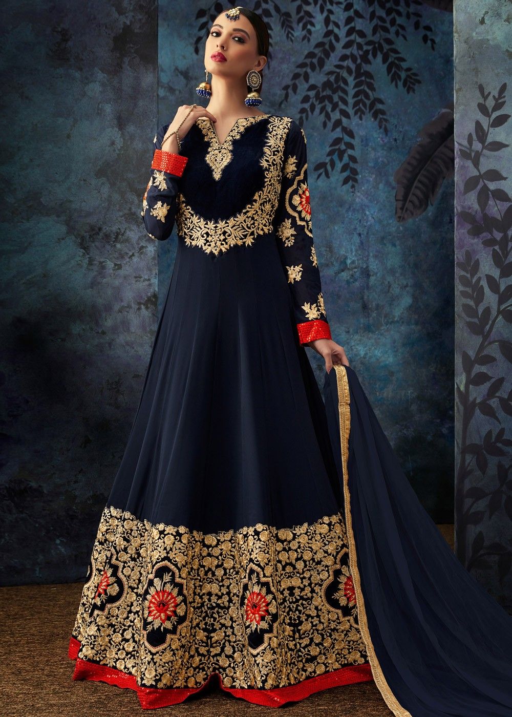 Abaya Style Bollywood Anarkali Suits: Buy Abaya Style Bollywood Anarkali  Suits for Women Online in USA