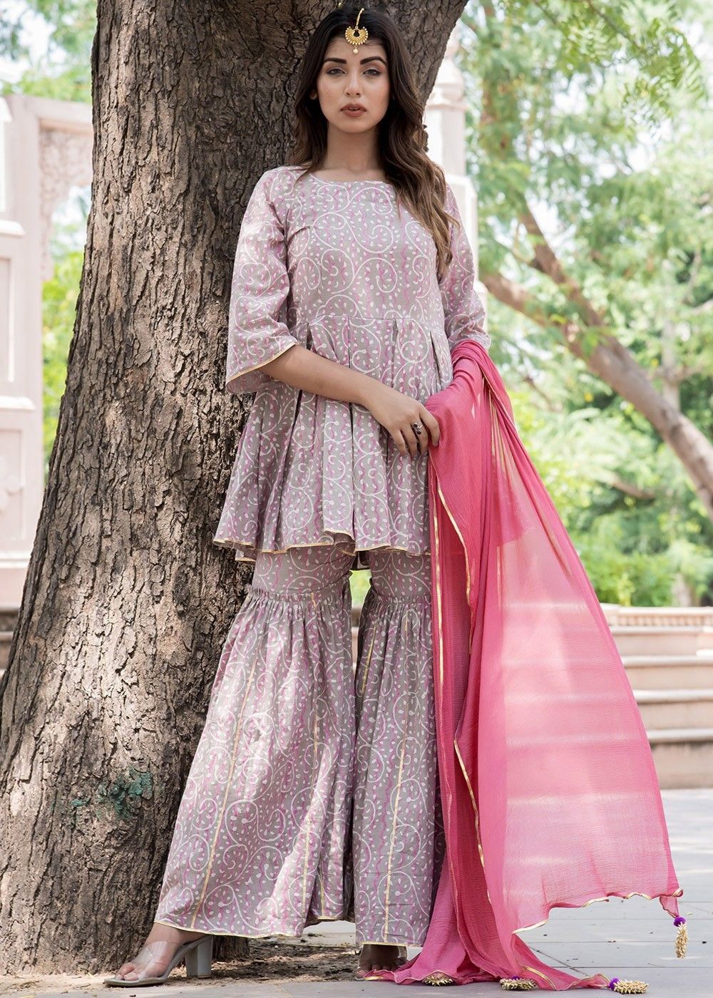 Buy Exquisite Pakistani Gharara Pants Embroidered Silk Gharara Online in  India  Etsy