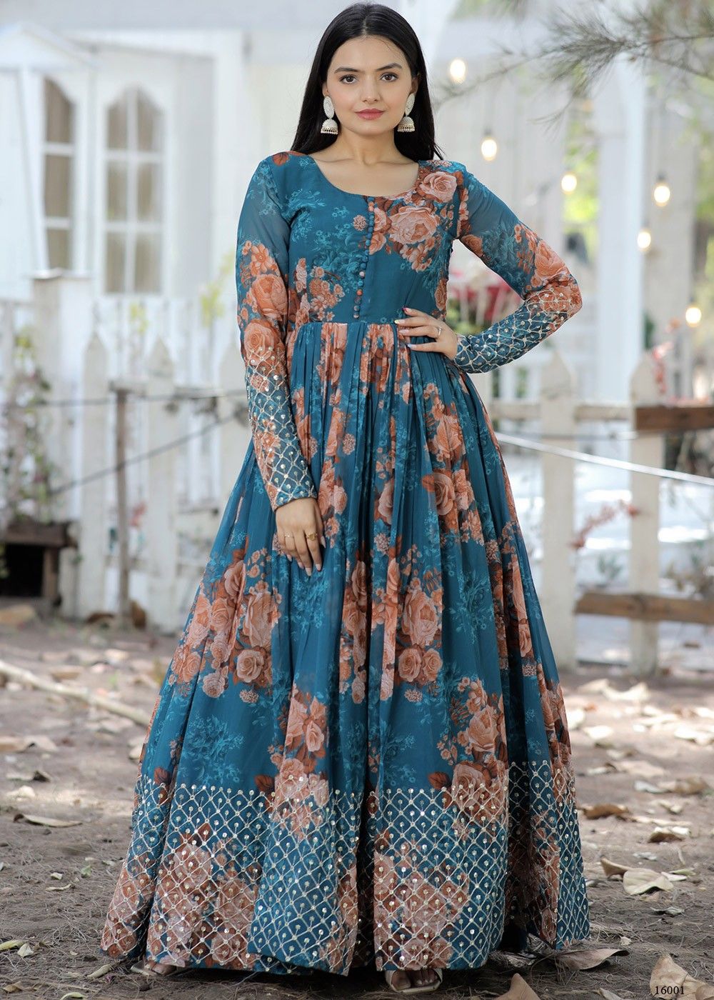 SHEIN Mulvari Plus Floral Print Puff Sleeve Square Neck Split Back Bodycon  Dress | SHEIN
