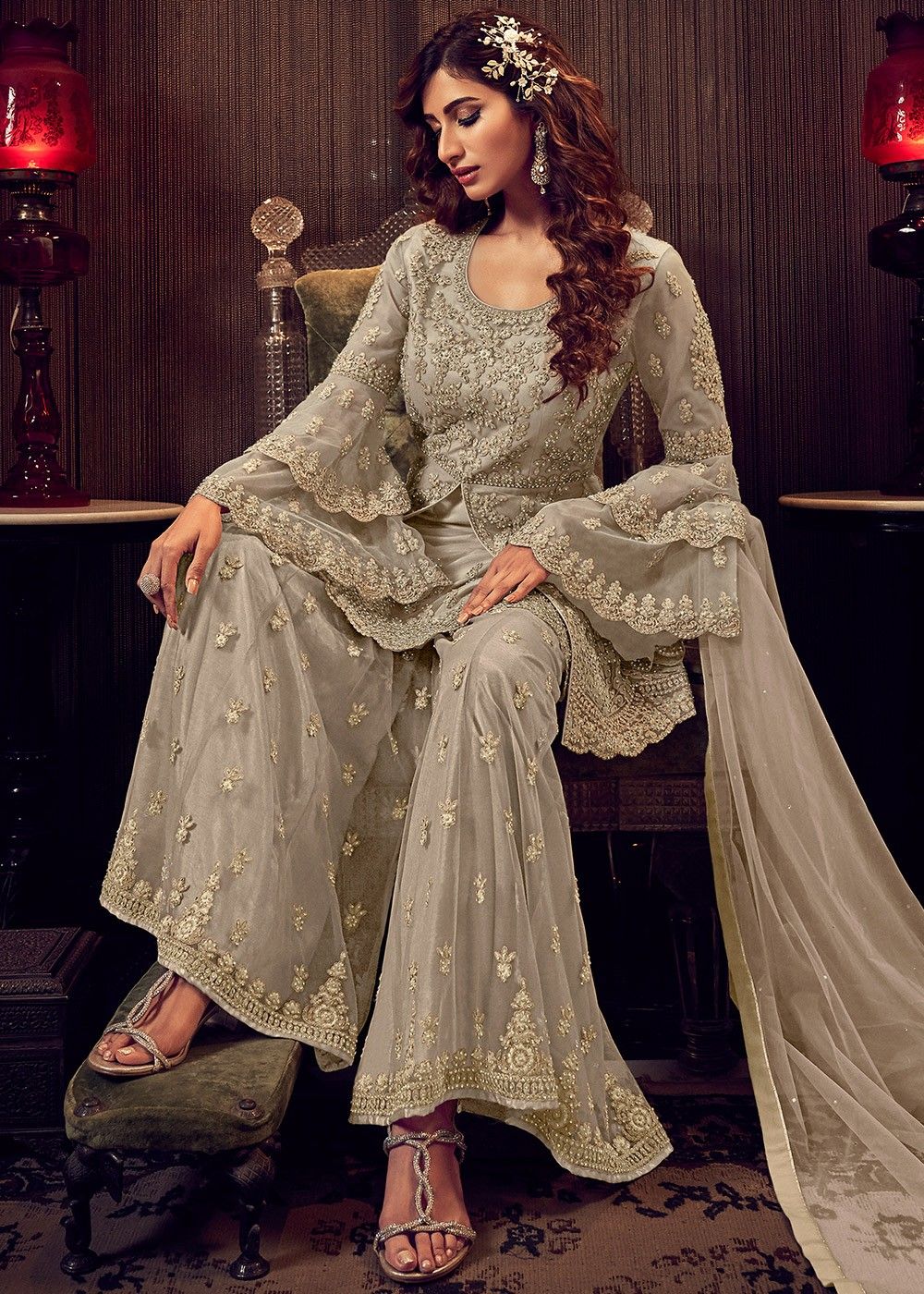 5 sharara sets from Alia Bhatts collection that are perfect for your  BFFms intimate wedding  VOGUE India
