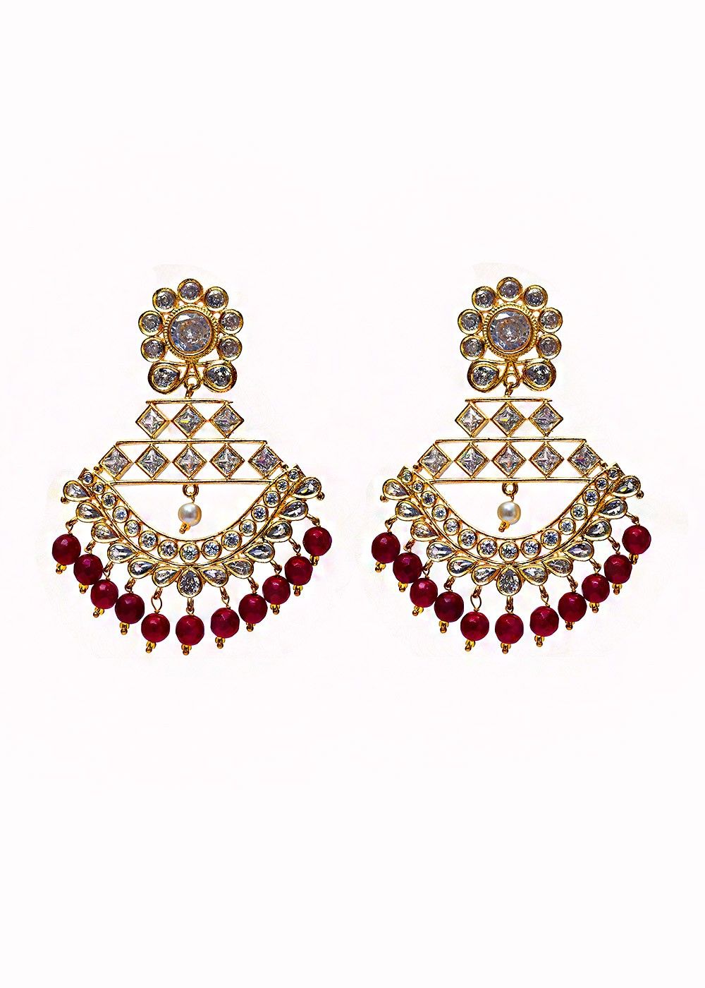 Jazz Exclusive Long Drop Maroon color Alloy Party wear Design Danglers  Earrings for Girls Ladies : Amazon.in: Fashion