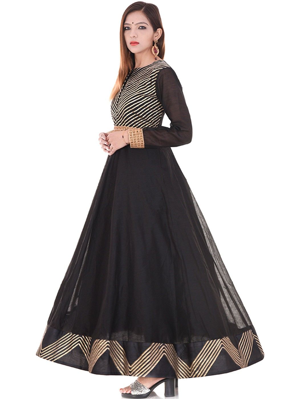 Georgette Party Wear Designer Embroidered Dress at Rs 1695 in Surat