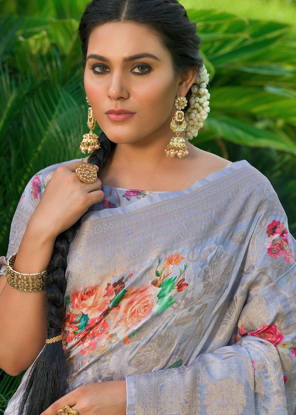 Satin Saree Blouse Designs: Complementing Your Silky Drape | by  Rishikeshvishwakarma | Medium