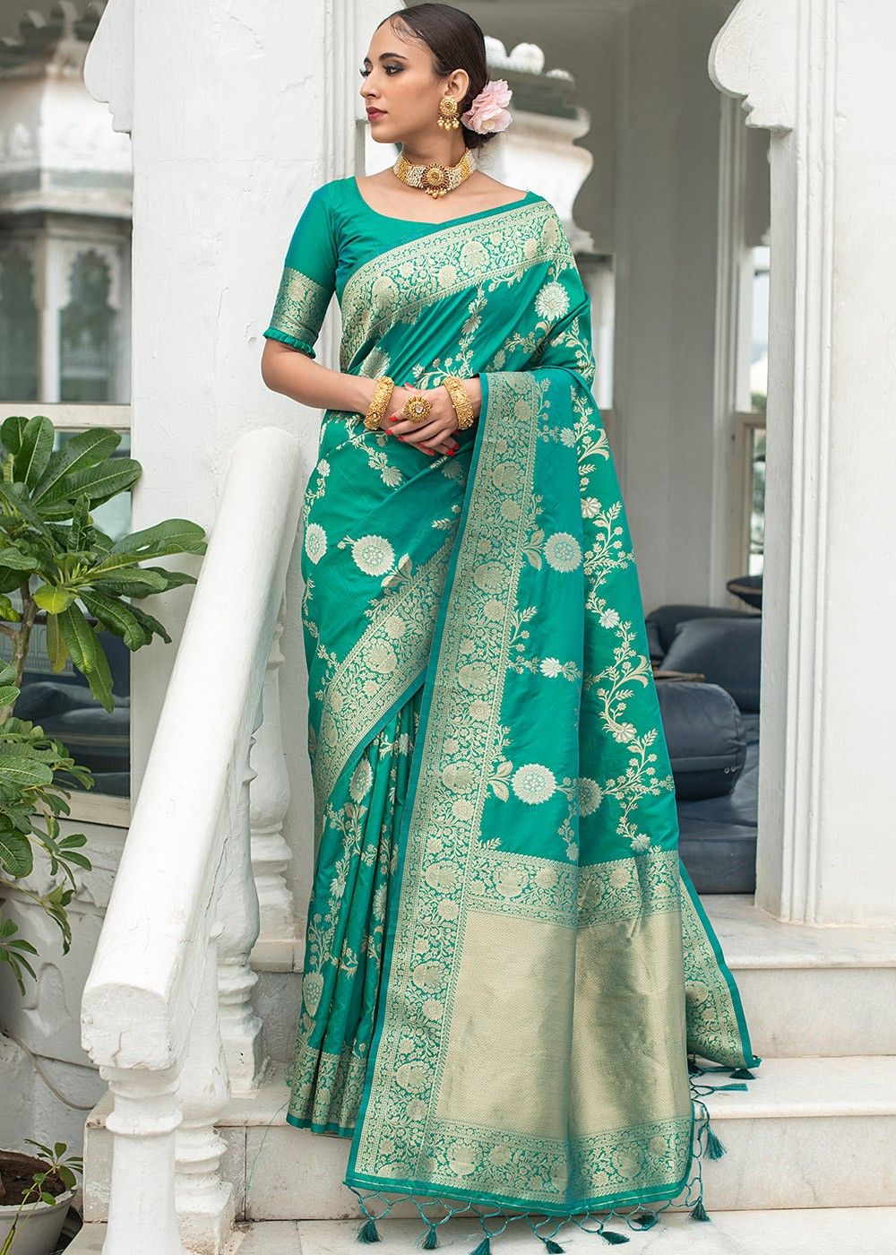 Silk Saree Blouse Design Patterns | banarasi saree blouse designs-sgquangbinhtourist.com.vn