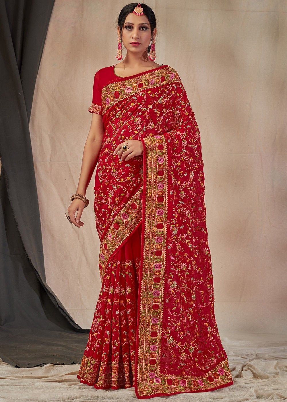 Fancy sarees online | Buy designer indian sarees online