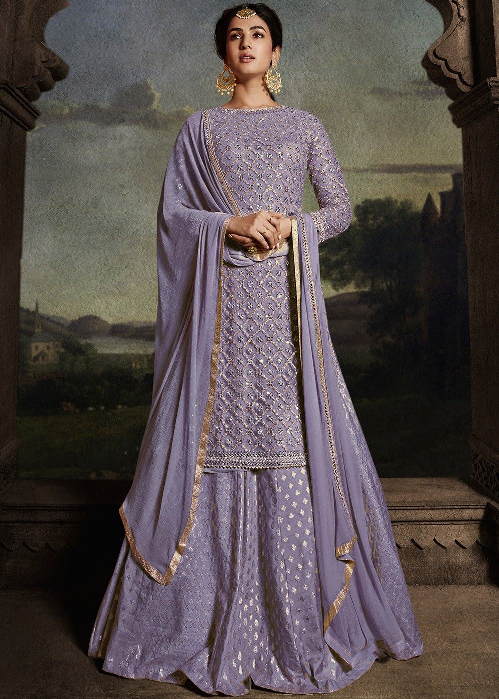 15 Stunning Designs of Purple Salwar Suits for Regal Look