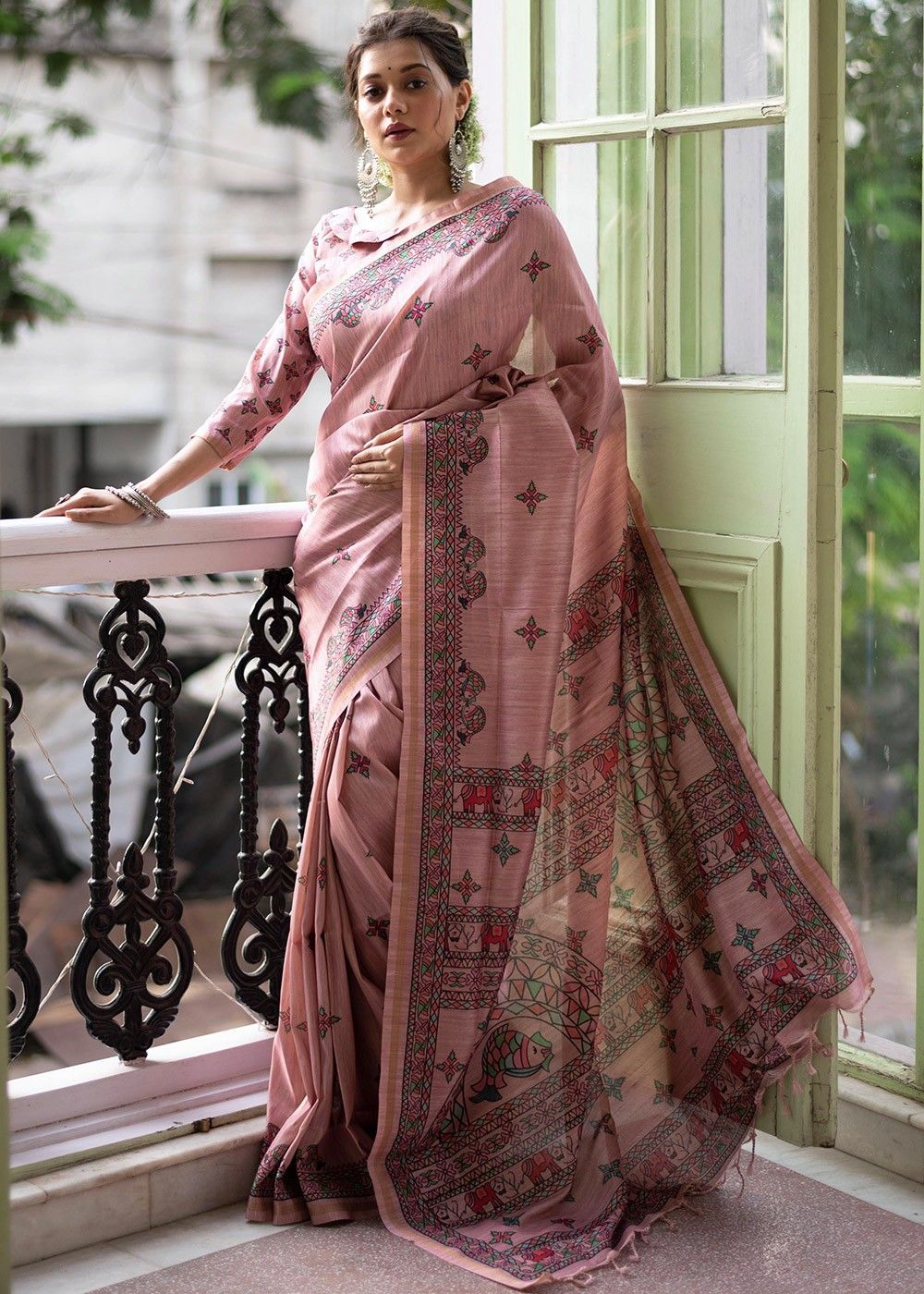 Explore 141+ tussar silk sarees