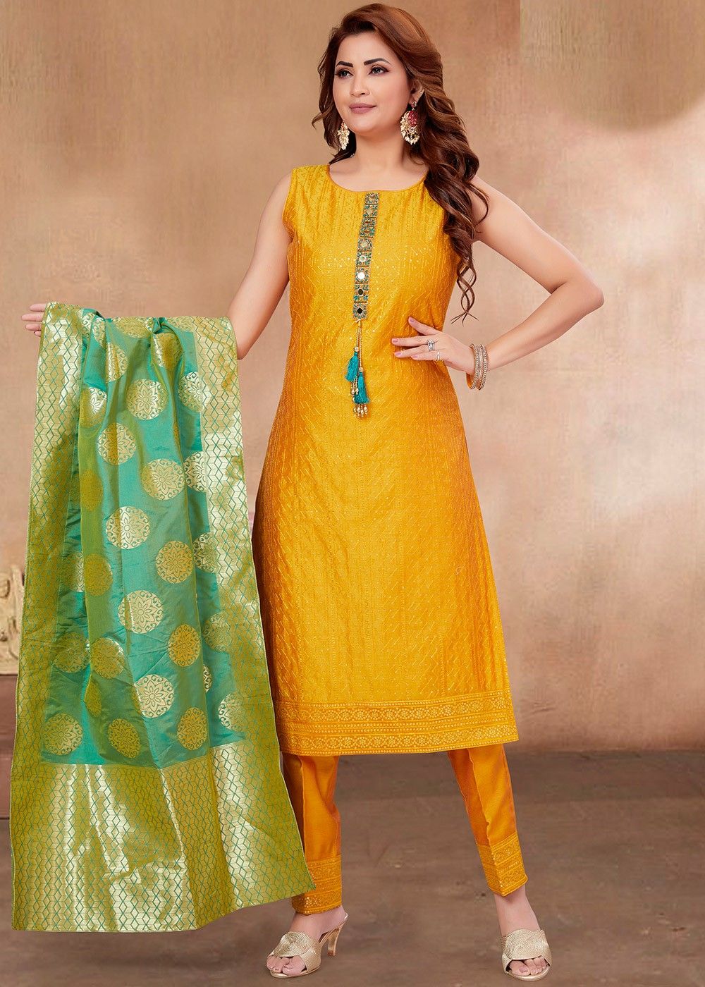 Top more than 200 dupatta with yellow suit best