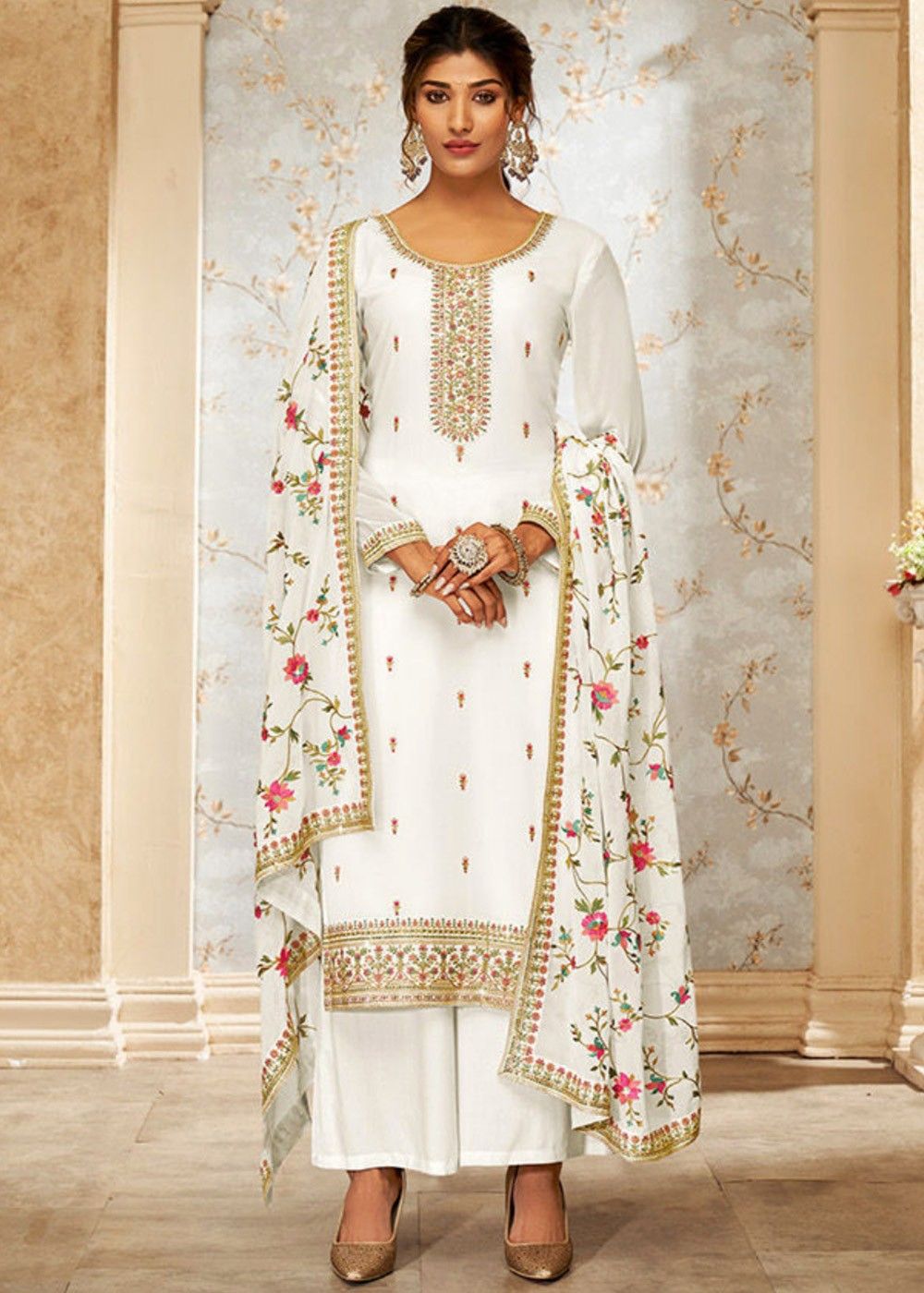 Women Embroidered Palazzo Suit By Eba Lifestyle Classic Vol-01 Beautiful  Party Wear Dress Collection at Rs 2149/piece | Dwarka | New Delhi | ID:  23419606330