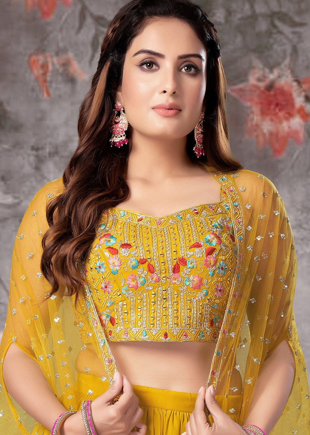 Khodal Textile Embroidered Semi Stitched Lehenga with Jacket - Buy Khodal  Textile Embroidered Semi Stitched Lehenga with Jacket Online at Best Prices  in India | Flipkart.com