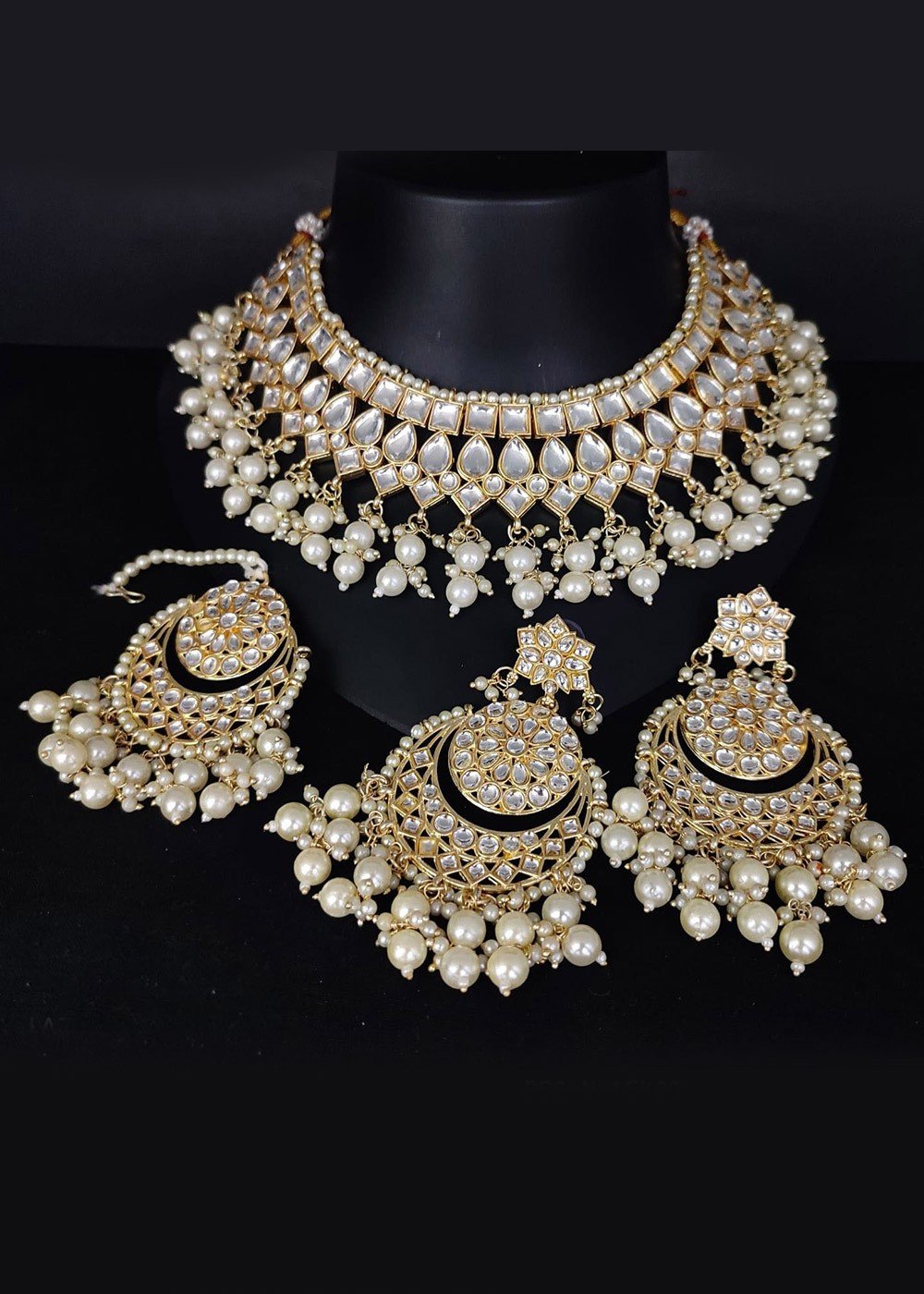 Buy Fida White Seed Pearl Choker Necklace @ Best Price