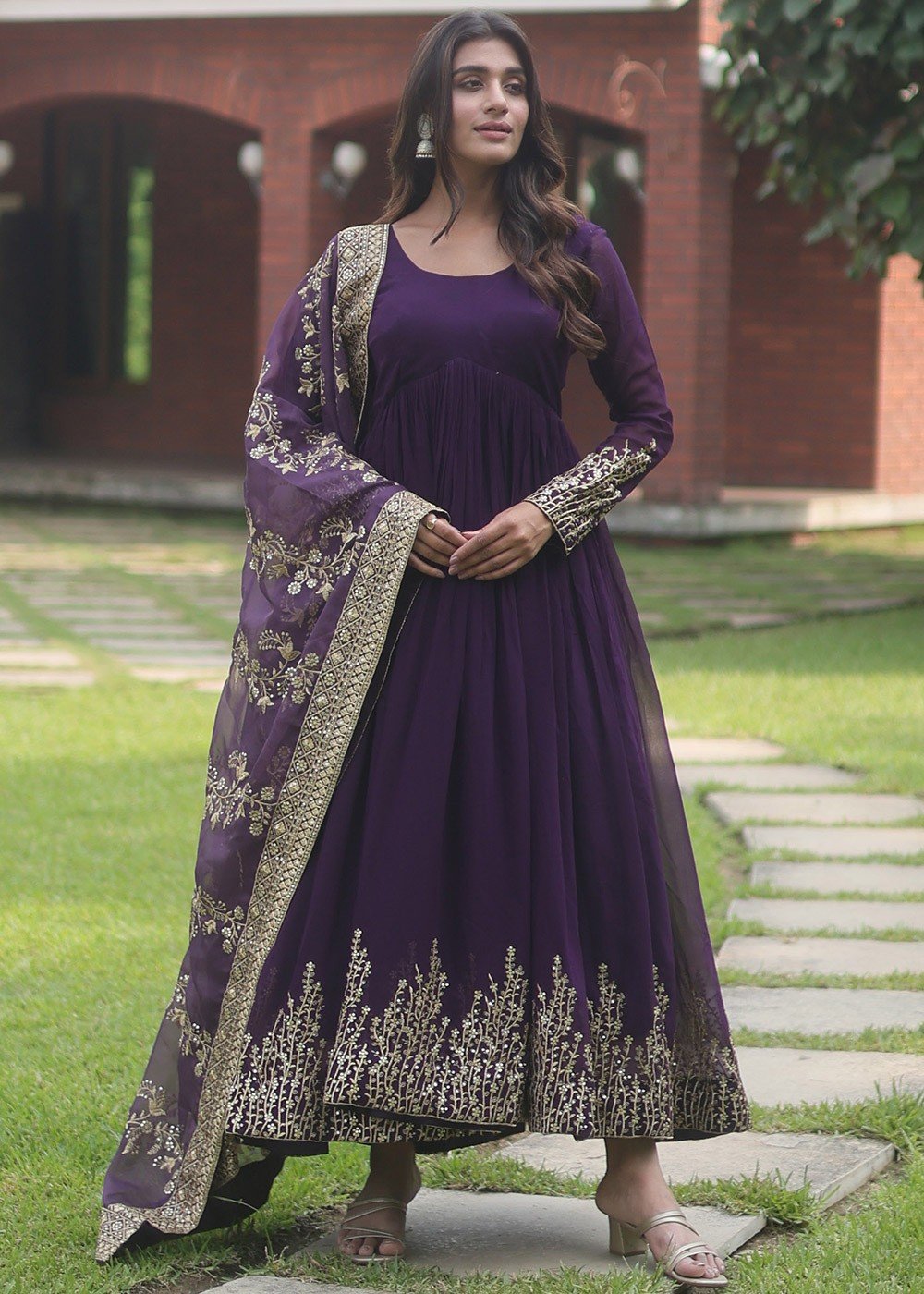 Lavender Anarkali Gown - Ashwini Reddy