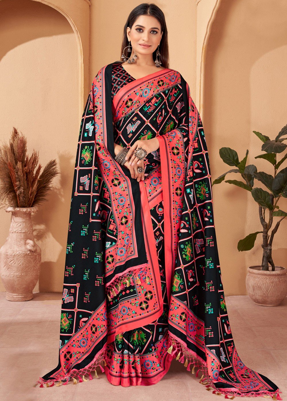Winter collection pashmina saree with shawl - Aayaa - 4259923