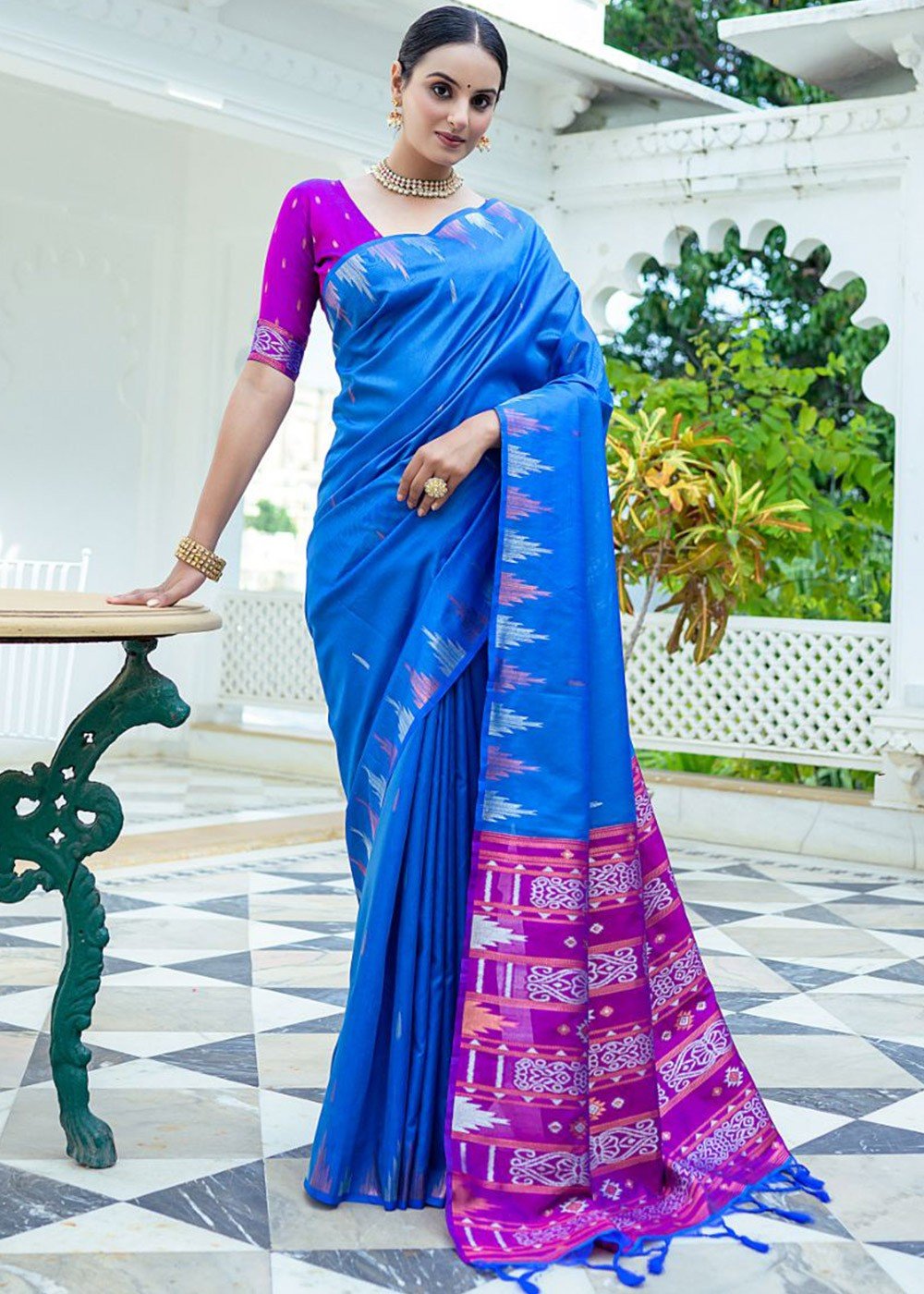 kfgroup Women's Paper Silk Embroidered Saree Indian Ethnic Dresses Wedding  Sari | eBay