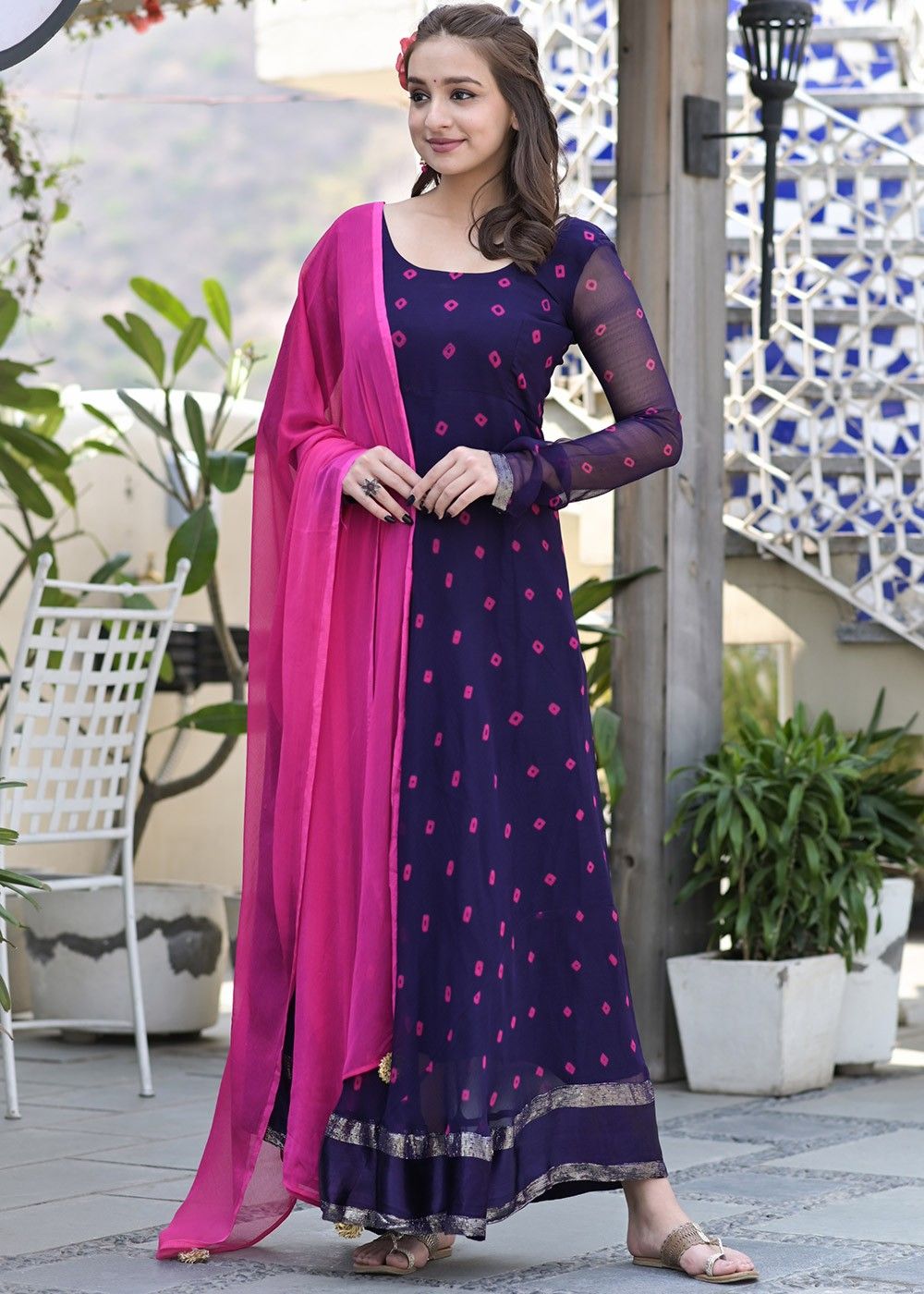 Share more than 79 color combination with purple kurti latest