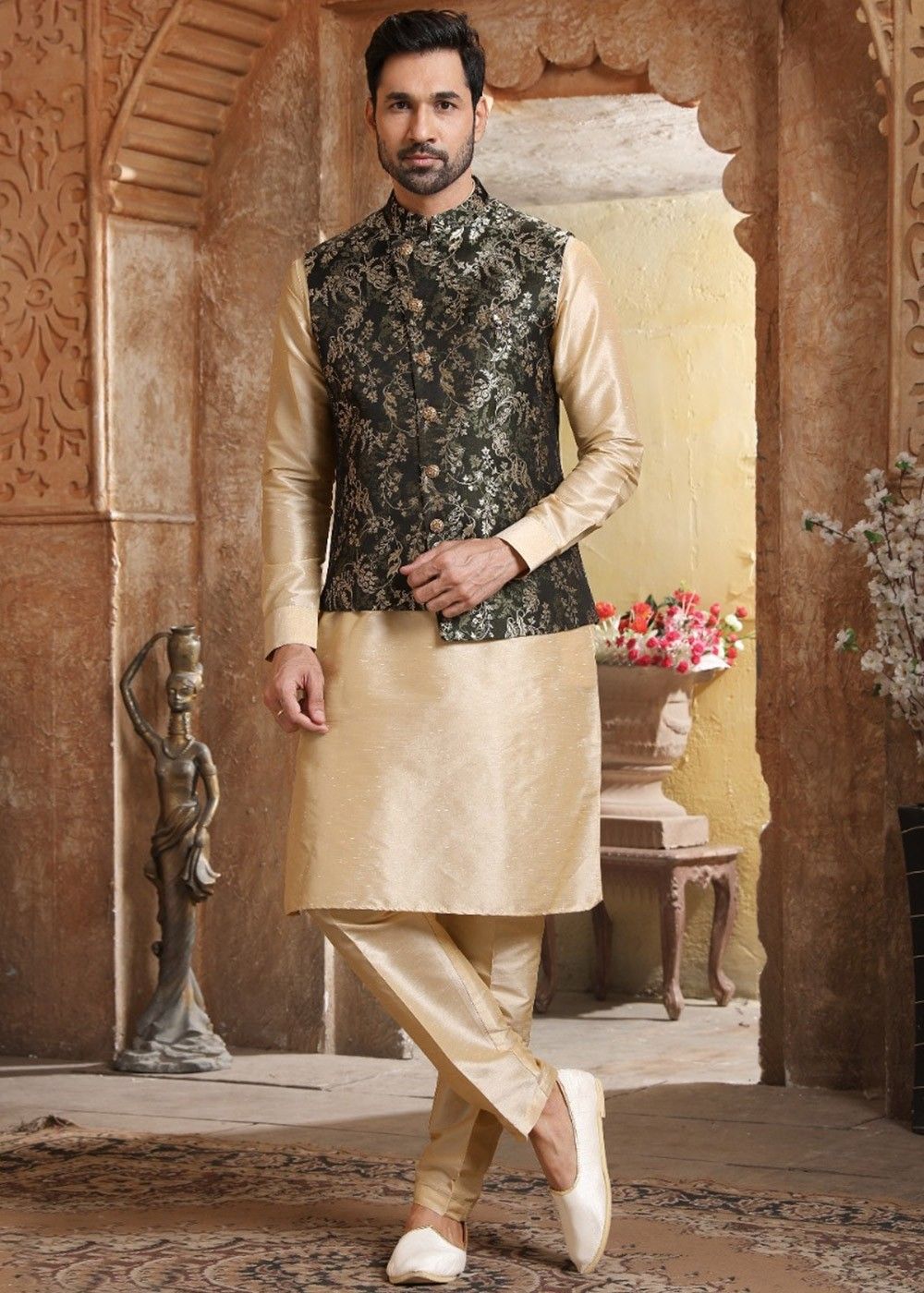 Details more than 83 kurti with jacket for mens