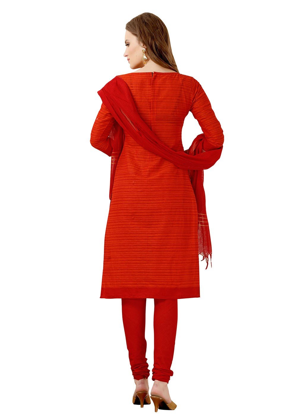 Churidar Cotton Pant/ Red2 – Masnavi