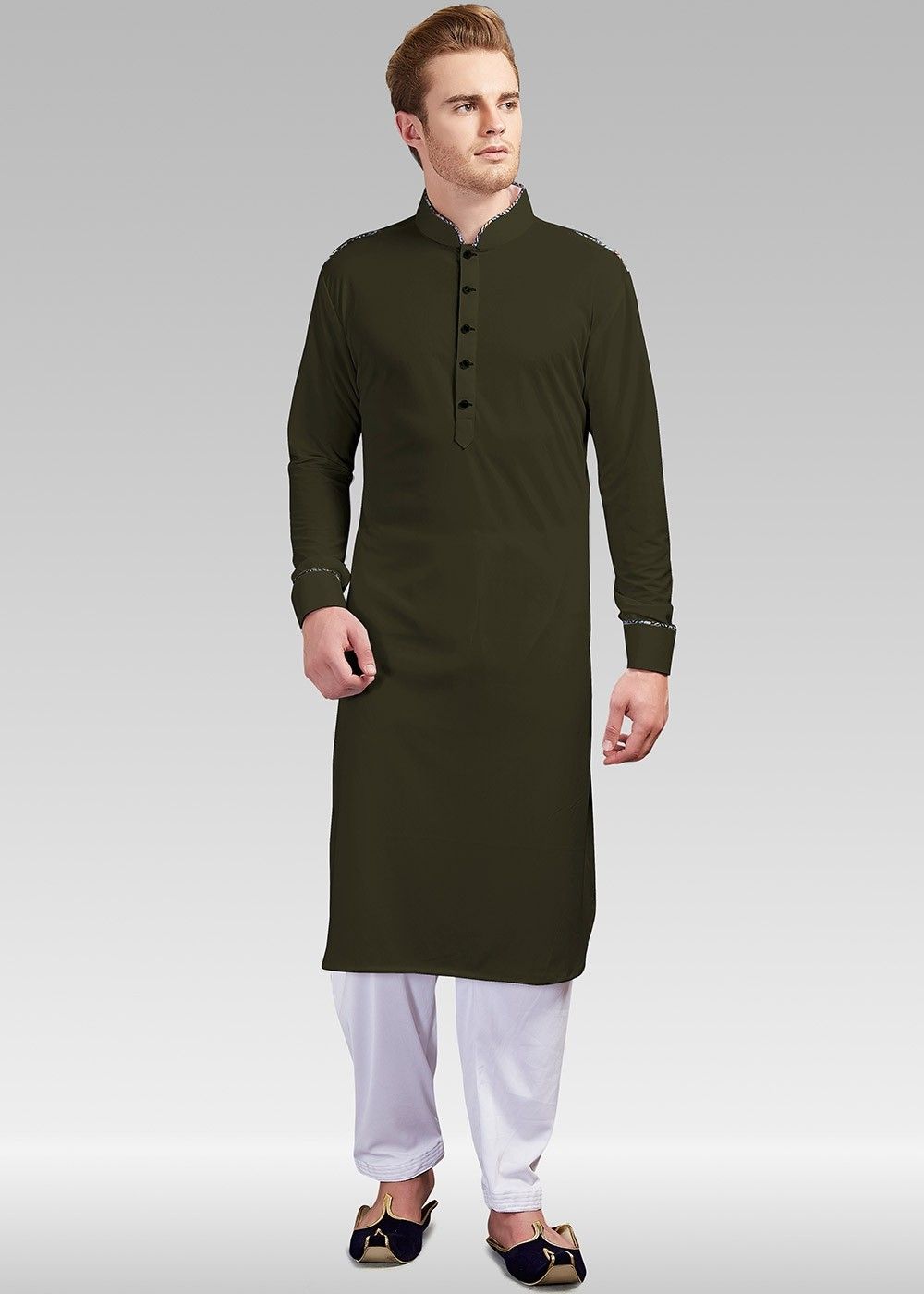 Cotton Kurta Pajama Pathani Suit at best price in Mumbai | ID: 19271890688