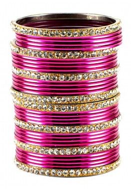 Set of 4 Color variants Available Sukriti Indian Bollywood Beautiful Gold Plated Royal Bangadi Bangles for Women & Girls 