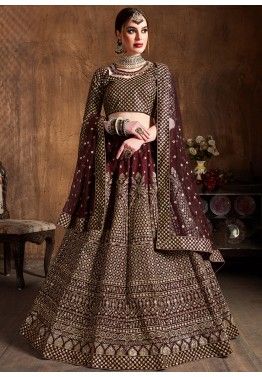 wedding wear dress,Indian women fashion embroidery silk lehenga choli dupatta