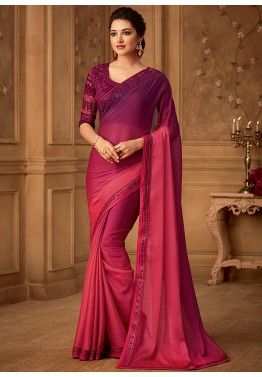 costly party wear saree