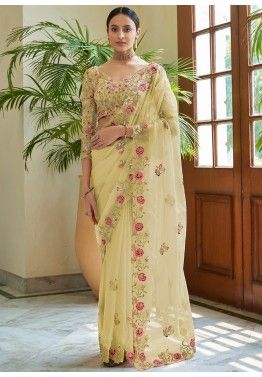 pure moss georgette saree and blouse for women,saree dress,dress for women,designer saree,indian saree wedding saree orange saree