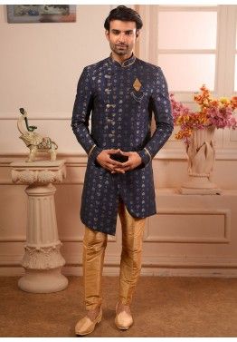 Royal Kurta Mens Designer Indo Western Sherwani