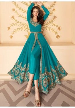 Anarkali Kurti Pakistani Kurti Pant Set Bridesmaid Dresses Wedding Suit Georgette Top Salwar Kameez Indian Outfits Designer Dress