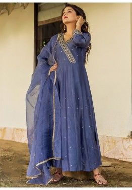 ns05 Indian Bollywood Designer indo western gown Kurta Kurti women ethnic dress 