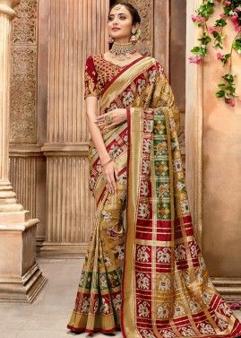Top 20 Most Trending Blouse Designs For Silk Sarees!